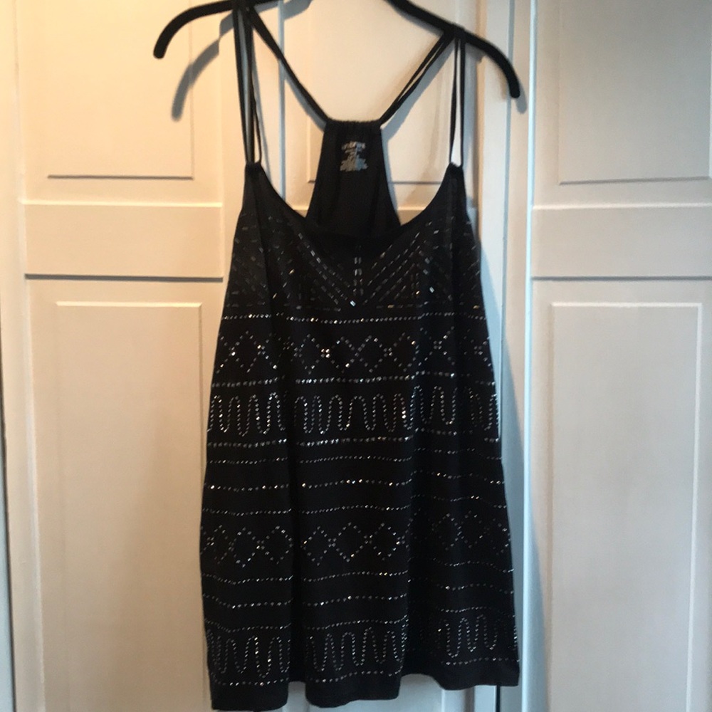 Tunic tank, metallic details, Lane Bryant 14/16